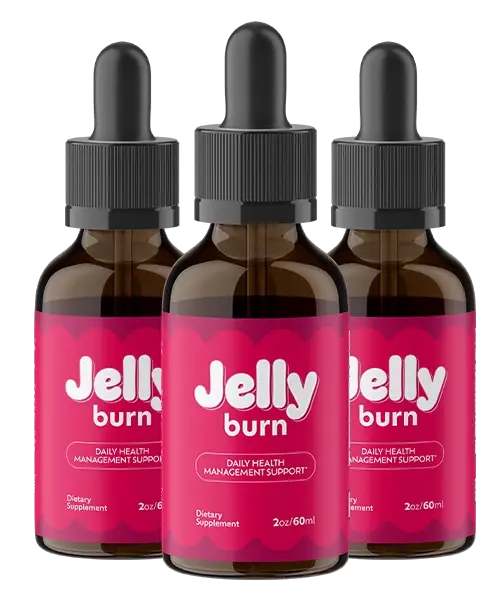 JellyBurn drops metabolism support bottles